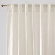 Linnen gordijn afgewerkt met verdekte lussen, Elba