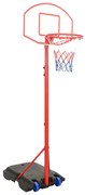 vidaXL Basketbalset draagbaar verstelbaar 200-236 cm