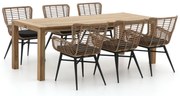 Intenso Asti/ROUGH-S 220cm dining tuinset 7-delig