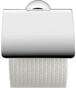 Duravit Starck T Toiletrolhouder - met klep - chroom 0099401000