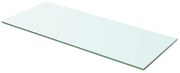 vidaXL Wandschap transparant 60x20 cm glas