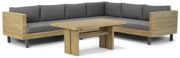 Dining Loungeset 6 personen Teak Old teak greywash  Lifestyle Garden Furniture New York