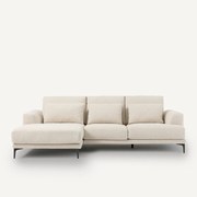 Zitbank met hoek links in bouclé, Marsile