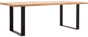 Goossens Eettafel Blade, Boomstamblad 200 x 100 cm 5 cm dik