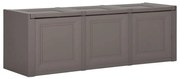 vidaXL Kussenbox 130 L 125x40x42 cm grijs