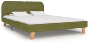 vidaXL Bedframe stof groen 160x200 cm