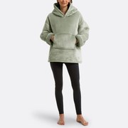 Plaid fleece sweater maat S/M, Javi