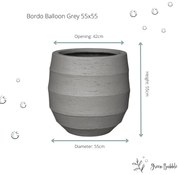 Pot Bordo Balloon Clay