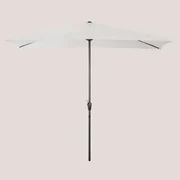Parasol Van Stof En Aluminium (200x300 Cm) Itzal Gardenia Wit - Sklum