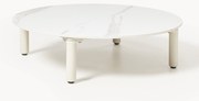 Ronde tuin salontafel Sienna met marmerlook