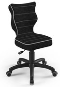 Entelo Kinderstoel Petit Black Visto 01 ergonomisch zwart