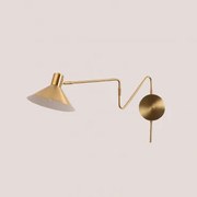 Metalen Wandlamp Lizz Goud - Sklum