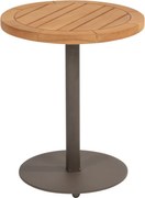 Volta bijzettafel met middenpoot 45xH55 cm aluminium terre 4 Seasons Outdoor