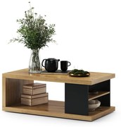 LANA Eiken Artisan - SALONTAFEL MET LEGPLANK