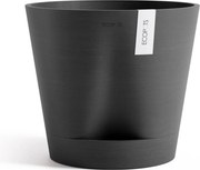 Ecopots bloempot Venice 2 40 - Rond - Dark Grey - Diameter 40,2 x H35,7 cm