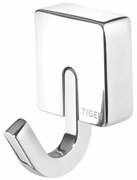 Tiger handdoekhaak Impuls chroom metaal 4,8 x 5,5 cm 387130346