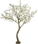 Kunstboom kersenbloesem wit dikke stam H240 cm