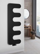 Sapho Evolla handdoekradiator mat zwart 49x139cm 511W