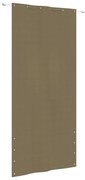 vidaXL Balkonscherm 120x240 cm oxford stof taupe