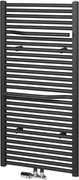 Ben Lineos handdoekradiator met handdoekhouder 753W 60x121,5cm mat grafiet zwart