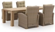 + 15% kassakorting | Diningset Intenso | 4 personen | Tuinset teakhout | 5-delig | Kees Smit Tuinmeubelen