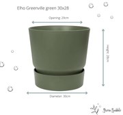 Pot Elho Greenville groen