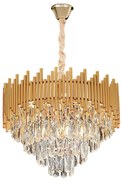 Hanglamp met kristallen G062-CP 50CM GOLD