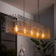 Hanglamp Met Spijlen Oud Zilver