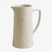 1,8 L Kruik Van Belvere Steengoed Gardenia Wit - Sklum