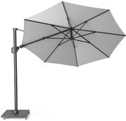 Challenger T2 zweefparasol 350 cm rond lichtgrijs