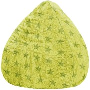 Kinder Zitzak BeanBag Fluffy Stars L - Groen