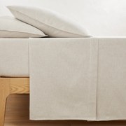 Onderlaken in chambray katoenen flanel, Clara