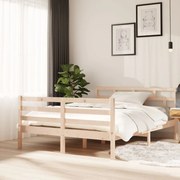 vidaXL Bedframe massief grenenhout 140x190 cm