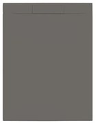 Allibert Luna douchebak Mat Gun Metal-120x90x3cm 247639