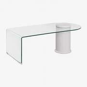 Salontafel 120x60 Cm Van Gehard Glas Soloy Transparant - Sklum