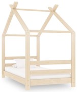 vidaXL Kinderbedframe massief grenenhout 70x140 cm