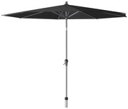 Platinum Riva stokparasol 3 m. rond - Black