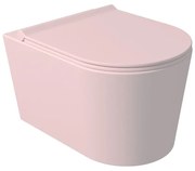 Salenzi Civita wandcloset toiletpot randloos mat roze 35x50cm