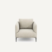 Fauteuil in katoen en linnen Oscar design E. Gallina