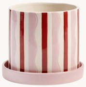 Handbeschilderde bloempot Clash