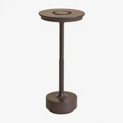 Draadloze Led-tafellamp Rivkin Gerookt Bruin - Sklum