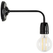 Wandlamp Nathalie zwart Karemiek E27 fitting muurlamp