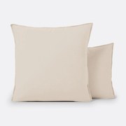 Effen kussensloop in gewassen katoen, Scenario