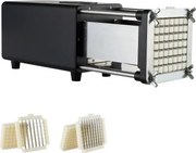 VEVOR Elektrische frietsnijder, aardappelsnijder met 1/2 &amp; 3/8 inch messen, roestvrij staal, aardappelsnijder en hakselaar met antislipvoetjes, voor aardappelen, frieten en groenten