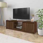 vidaXL Tv-meubel 120x30x35,5 cm bewerkt hout bruineikenkleurig