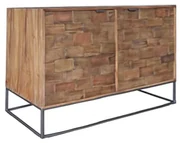 Must Living Blockx Teak Dressoir Mozaiek 105 Cm - 105x45x80cm.