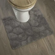 Sealskin Toiletmat Pebbles 50x60 cm katoen grijs