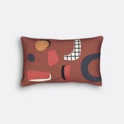 Rechthoekige kussenhoes in katoen, Walter