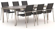 Bernstein Mainz/Freiburg 220cm dining tuinset 7-delig stapelbaar