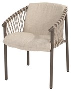 4 Seasons Outdoor Allora tuinstoel terre SALE  Tuinstoel    bruin weerbestendig